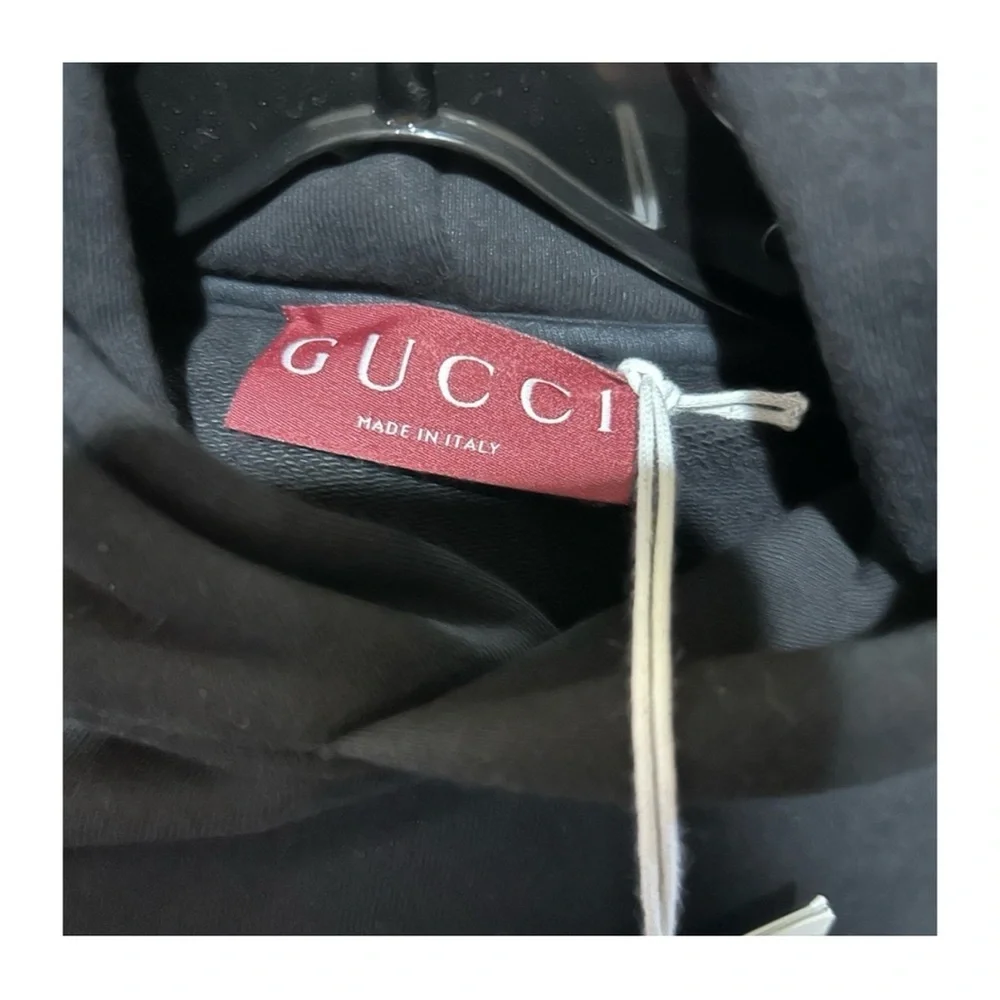 Gucci interlocking G jersey, cotton hoodie size medium fits large NWT